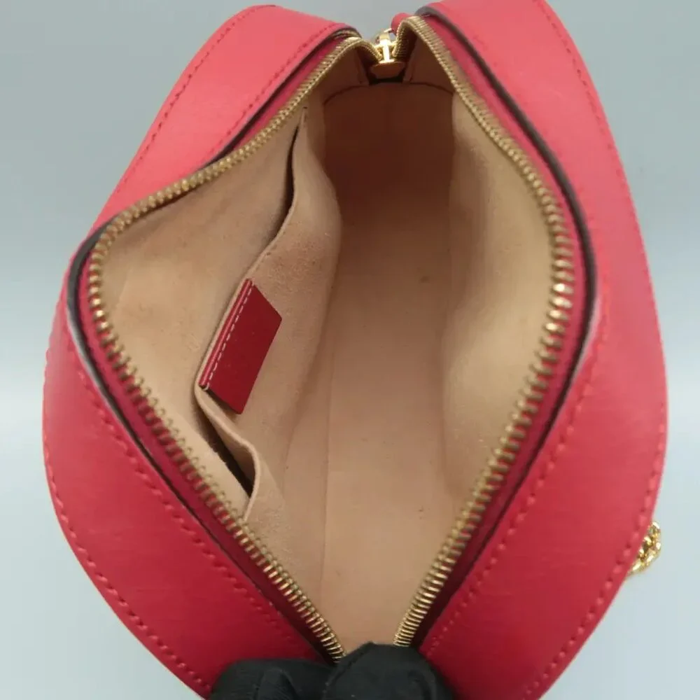 100% Authentic GUCCI Blooms Blue&Red Canvas Shoulder Bag - Picture 9 of 12